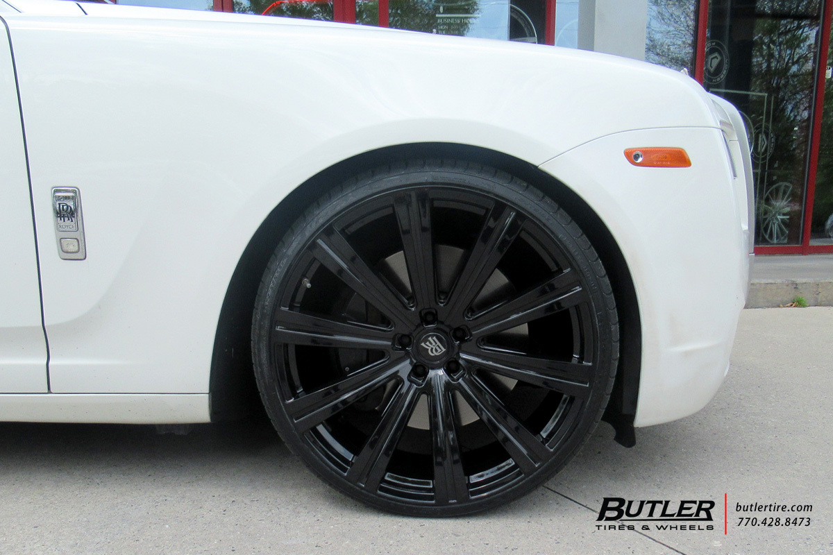 Rolls Royce Ghost with 24in Avant Garde AGL-Vanguard Wheels