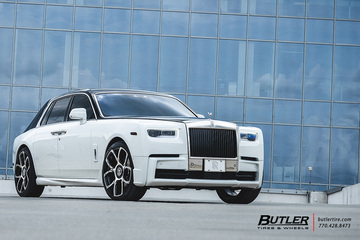 Rolls Royce Phantom with 24in Custom Foerged Wheels