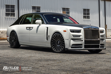 Rolls Royce Phantom with 24in Mansory Wheels