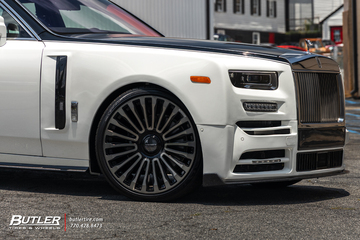 Rolls Royce Phantom with 24in Mansory Wheels