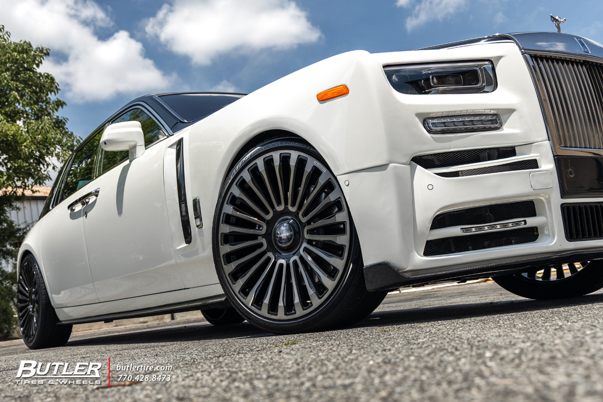 Rolls Royce Phantom with 24in Mansory Wheels