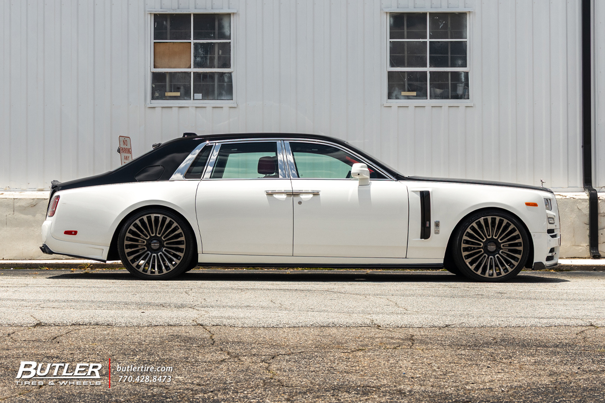 Rolls Royce Phantom with 24in Mansory Wheels