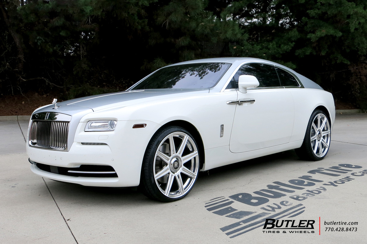 Spotted RollsRoyce Wraith with monstrous ADV1 wheels