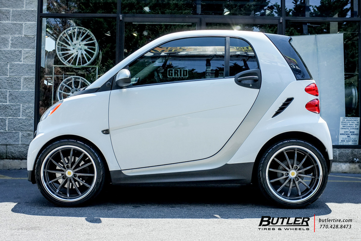 Smart Fortwo With 17in Genius Darwin Wheels Exclusively From Butler