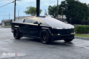 Tesla Cybertruck with 22in Select Precision Alloys Alpine Wheels