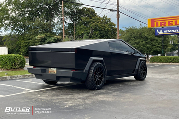 Tesla Cybertruck with 22in Select Precision Alloys Alpine Wheels