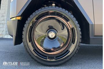 Tesla Cybertruck with 26in Forgiato Blank Wheels
