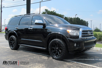 Toyota Sequoia with 20in Fuel Siege Wheels