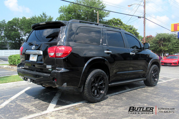 Toyota Sequoia with 20in Fuel Siege Wheels
