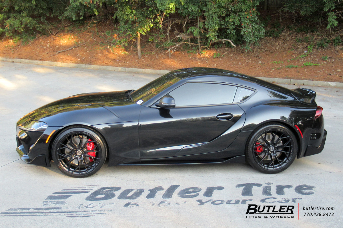 Toyota Supra with 20in Brixton RF10 Wheels