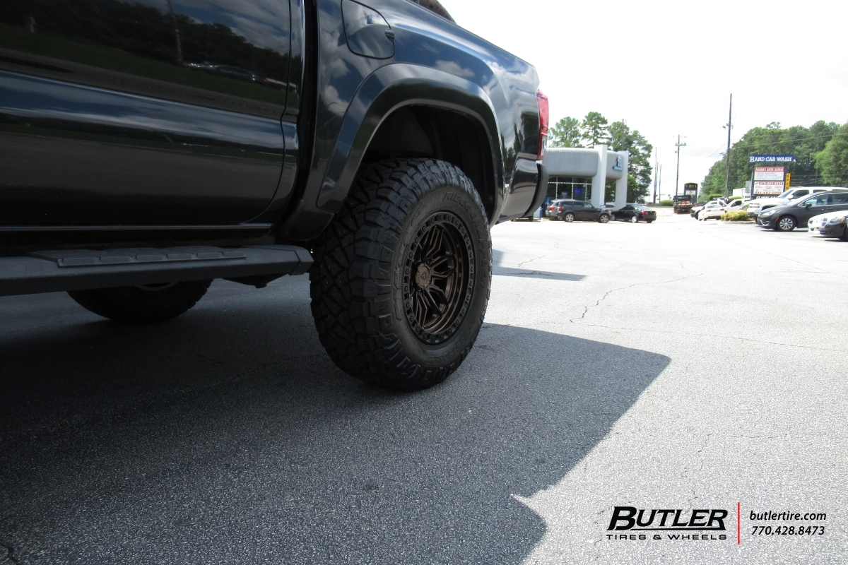 Toyota Tacoma with 17in Arena Hustle  Wheels