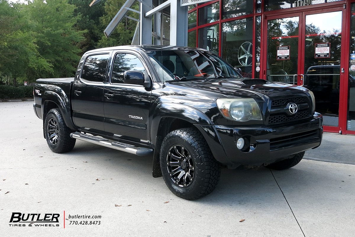 Toyota Tacoma with 17in Black Rhino Selkirk Wheels
