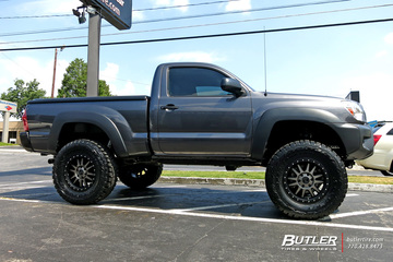 Toyota Tacoma with 18in Black Rhino Tanay Wheels