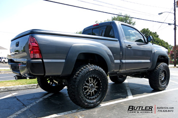 Toyota Tacoma with 18in Black Rhino Tanay Wheels