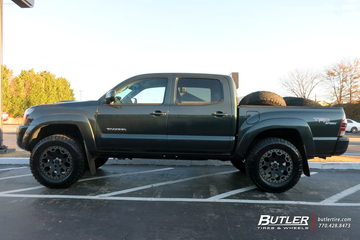 Toyota Tacoma with 18in Black Rhino Warlord Wheels