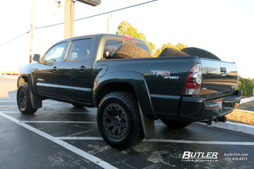 Toyota Tacoma with 18in Black Rhino Warlord Wheels