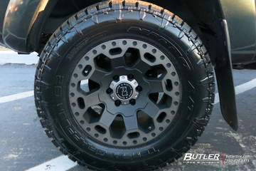 Toyota Tacoma with 18in Black Rhino Warlord Wheels