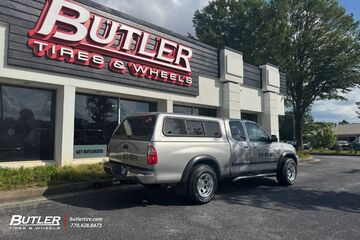 2005 Toyota Tundra with 16x10 Baja polished wheels and Continental tires