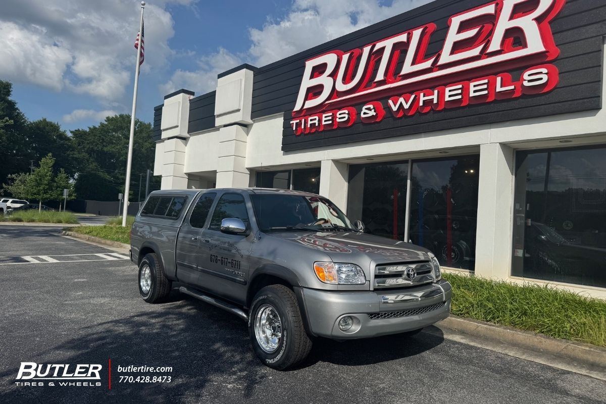 2005 Toyota Tundra with 16x10 Baja polished wheels and Continental tires