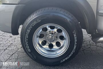 2005 Toyota Tundra with 16x10 Baja polished wheels and Continental tires