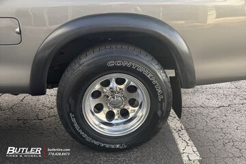 2005 Toyota Tundra with 16x10 Baja polished wheels and Continental tires
