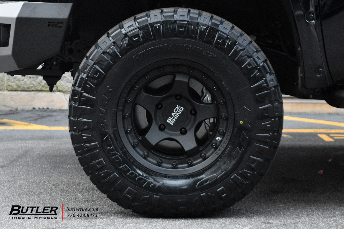 Toyota Tundra with 18in Black Rhino Reno Wheels
