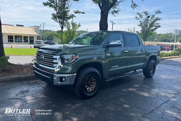 2021 Toyota Tundra with 18” Fuel Covert wheels and Toyo AT3 tires