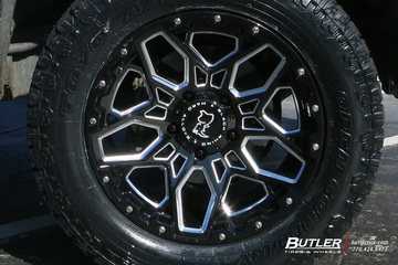 Toyota Tundra with 20in Black Rhino Shrapnel Wheels