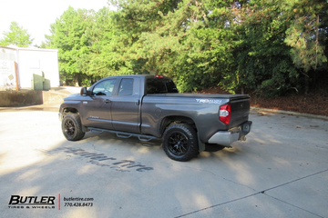Toyota Tundra with 20in Fuel Rebel wheels and Nitto Recon Tires