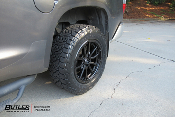 Toyota Tundra with 20in Fuel Rebel wheels and Nitto Recon Tires