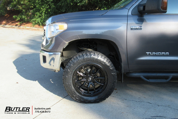 Toyota Tundra with 20in Fuel Rebel wheels and Nitto Recon Tires