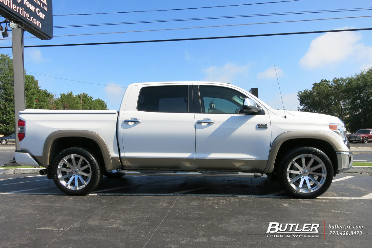 Toyota Tundra with 22in Black Rhino Traverse Wheels