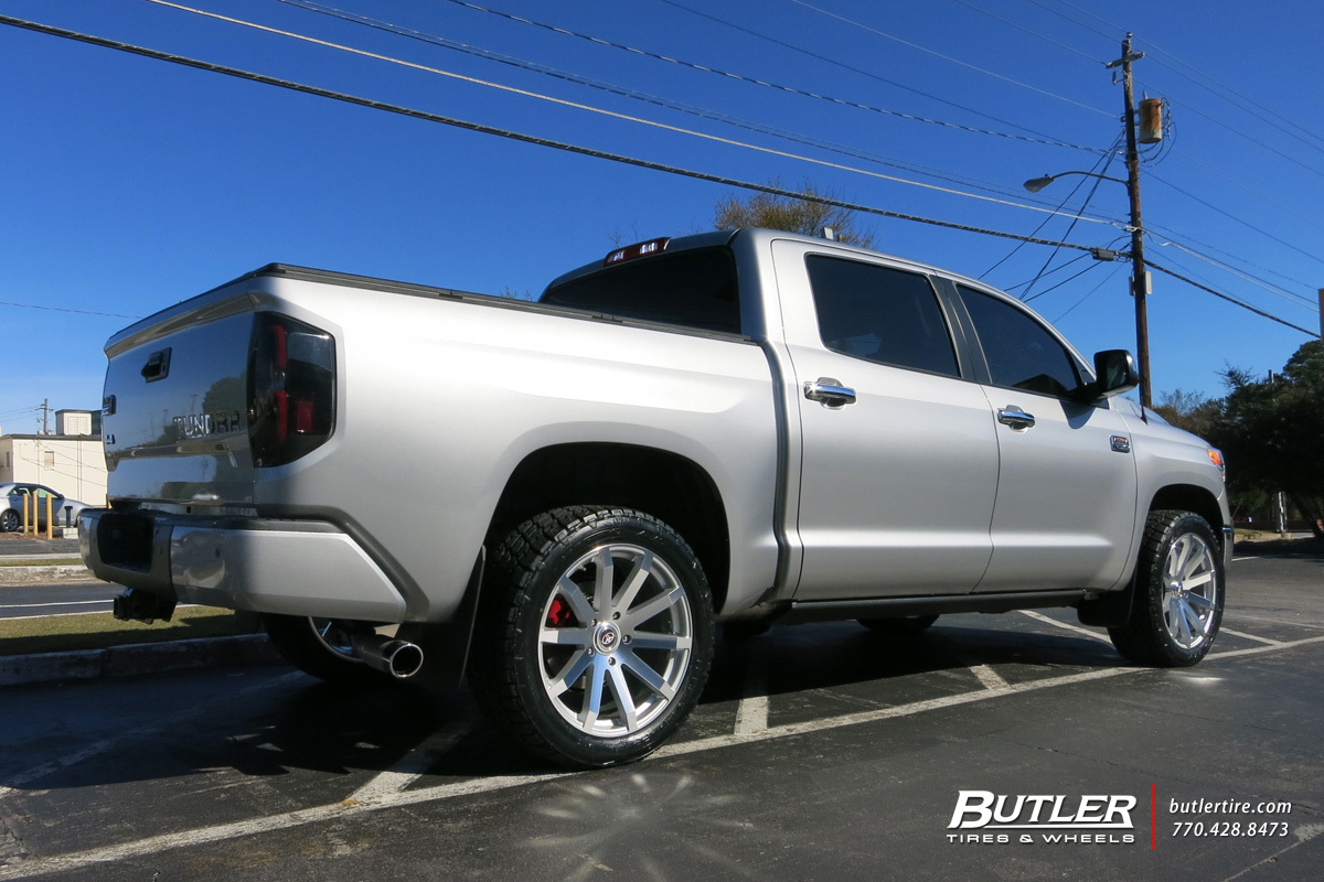 Toyota Tundra with 22in Black Rhino Traverse Wheels