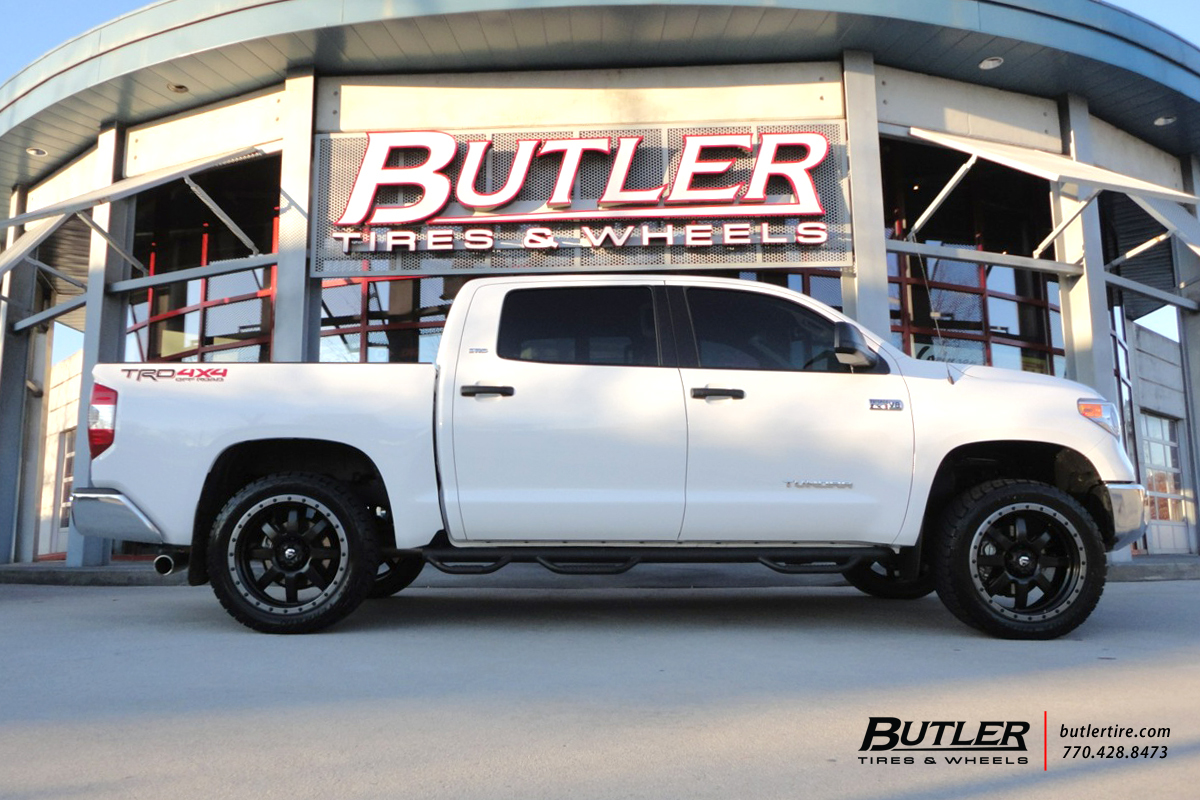 Toyota Tundra with 22in Fuel Trophy Wheels exclusively from 