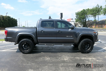 Toyota  Tacoma with 18in Black Rhino Barstow Wheels