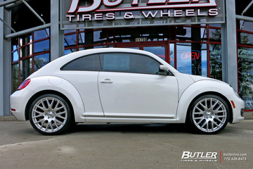 VW Beetle with 20in TSW Mugello Wheels