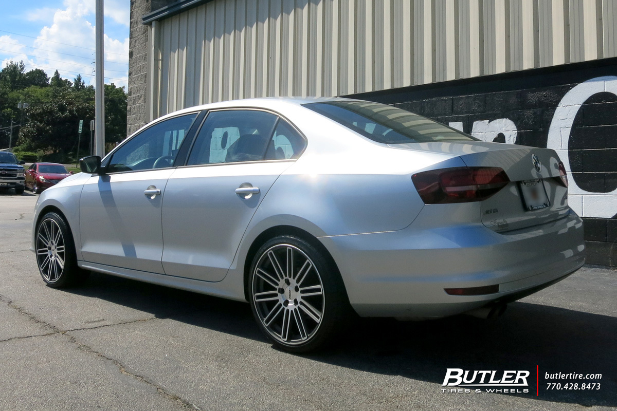 VW Jetta with 19in TSW Crowthorne Wheels