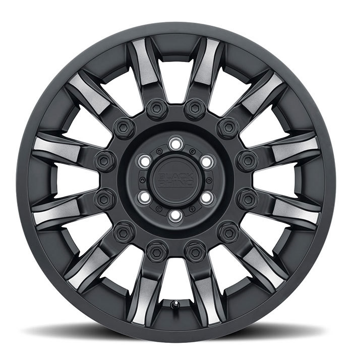 Black Rhino Mission Wheels Matte Black with Machined Tinted Spokes Finish