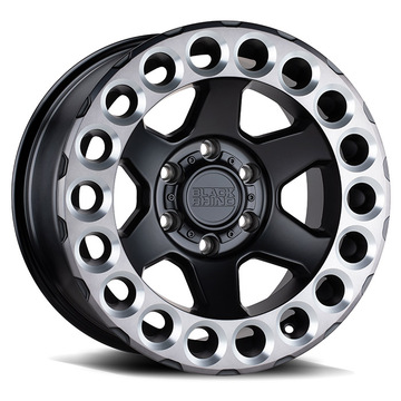 Black Rhino Odessa Wheels Matte Black with Machined Tinted Lip and Milled Rings Finish
