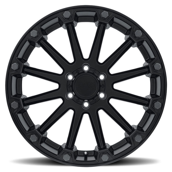 Black Rhino Pinnacle Wheels Semi Gloss Black with Gunmetal Bolts Finish