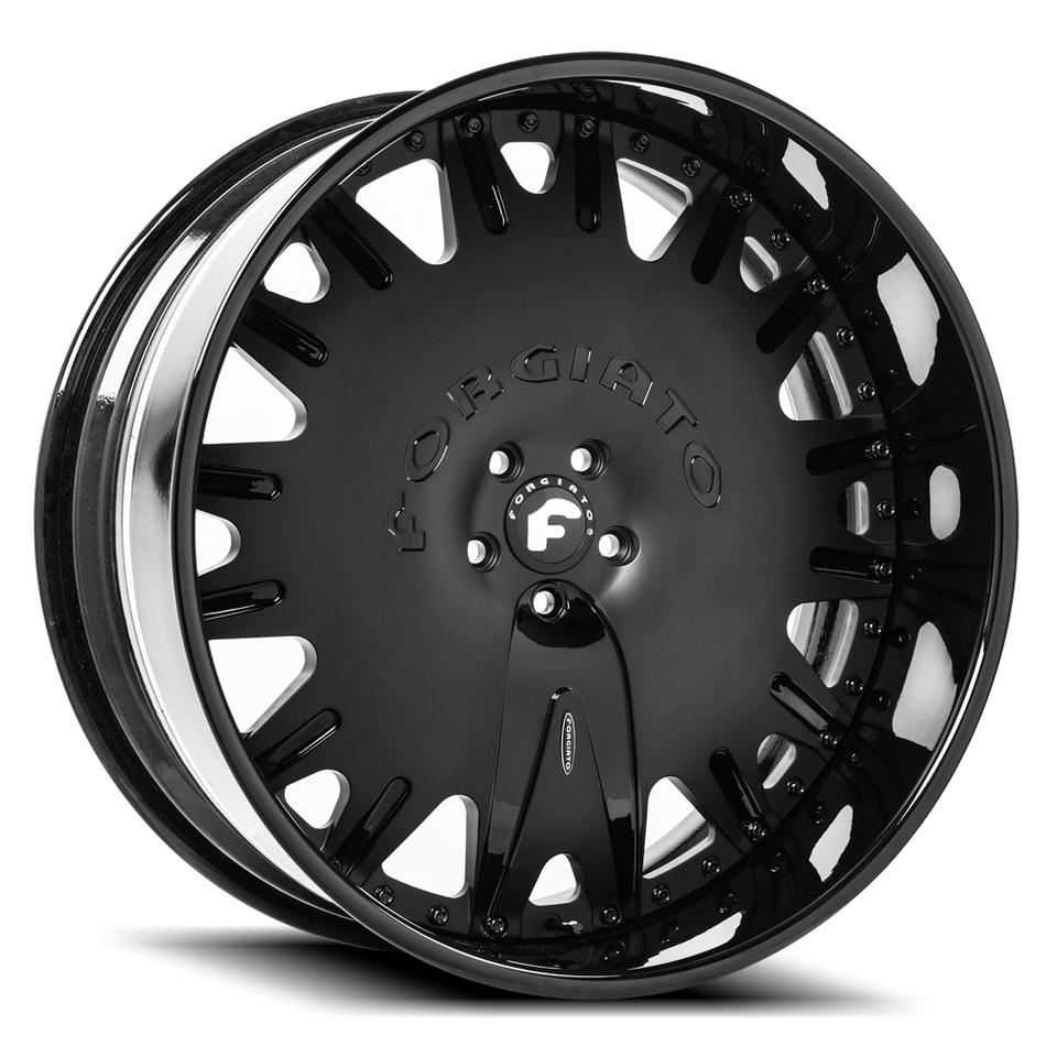 Forgiato Enzo-L Black Finish Wheels