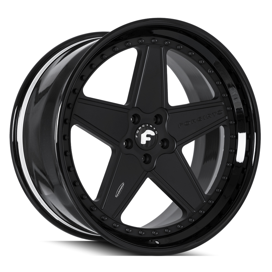 Forgiato FV1 Black Finish Wheels