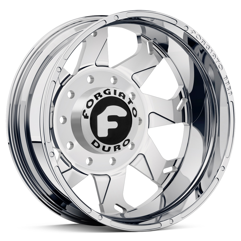 Forgiato Forata Dually Chrome Finish Wheels