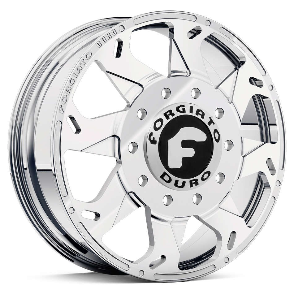 Forgiato Forata Dually Chrome Finish Wheels