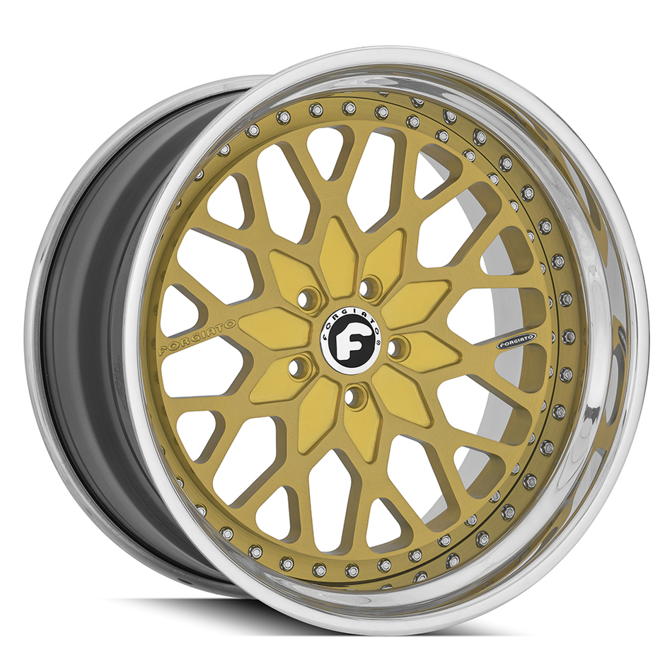 Forgiato Nido-SE Gold Finish Wheels