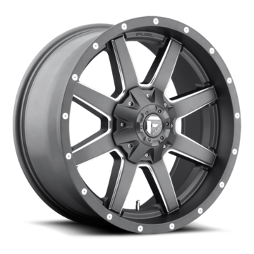 Fuel Maverick D542 Anthracite and Milled Spokes One Piece Off-Road Wheels