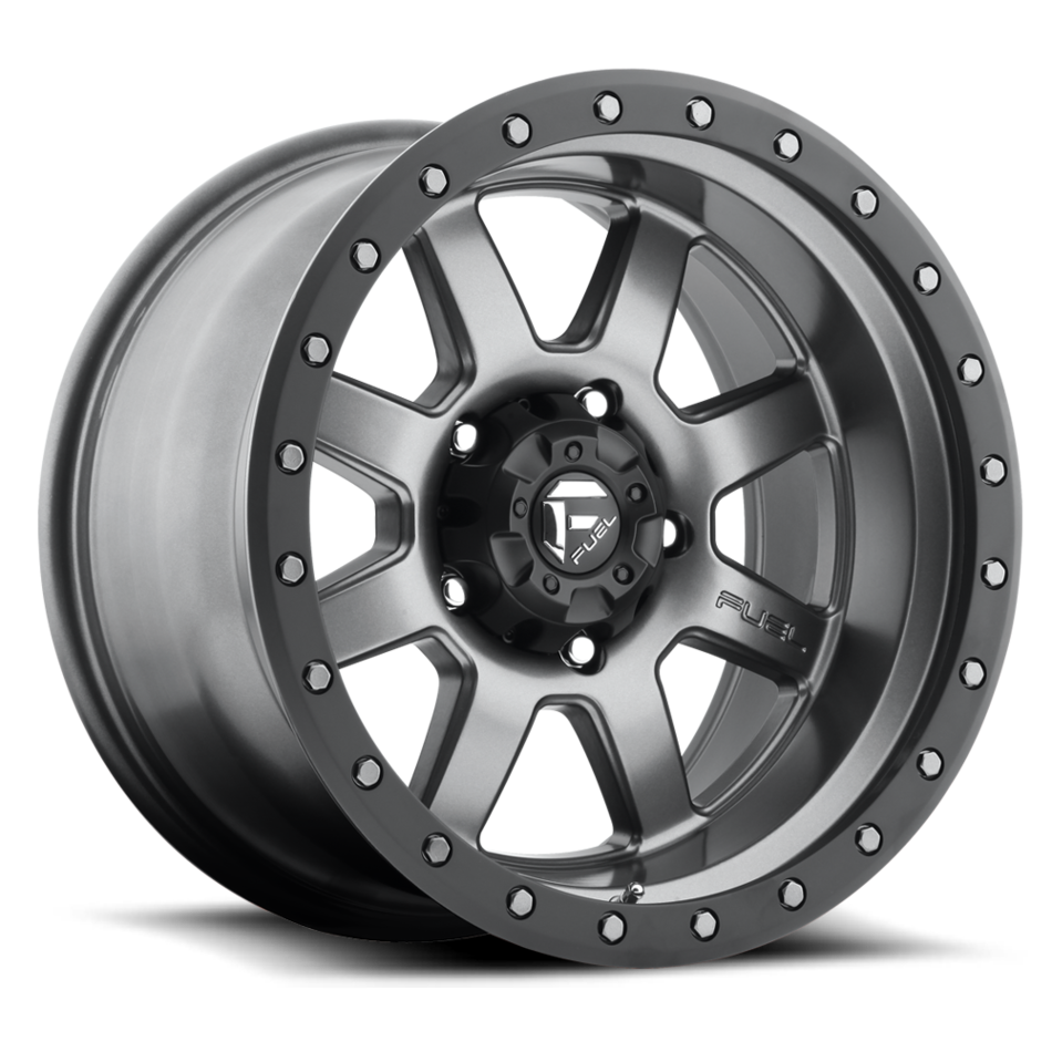 Fuel Trophy D552 Matte Anthracite with Black Ring One Piece Off-Road Wheels