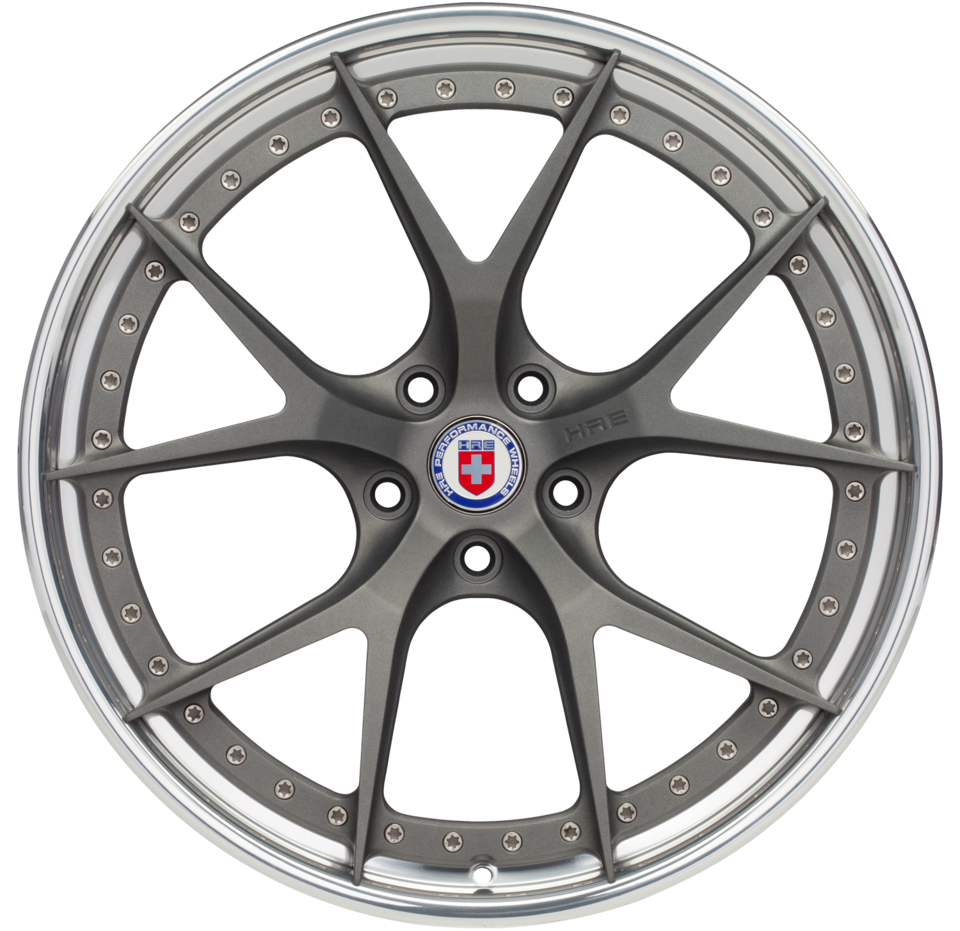 HRE S101 Brushed Tinted Face with Polished Lip Finish Wheels