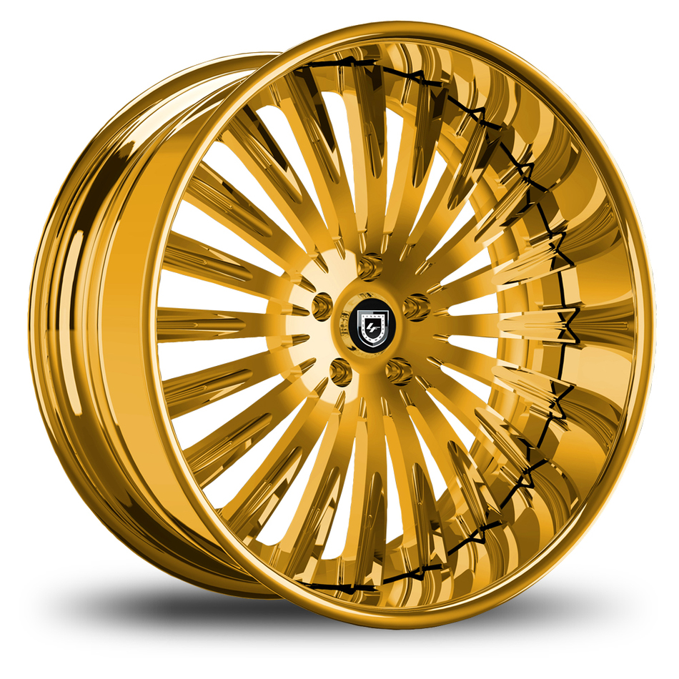 Lexani 734 Gold Finish Wheels