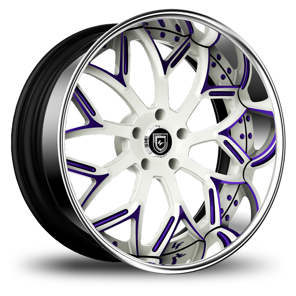 Lexani 750 Bulgari Custom Painted Finish Wheels